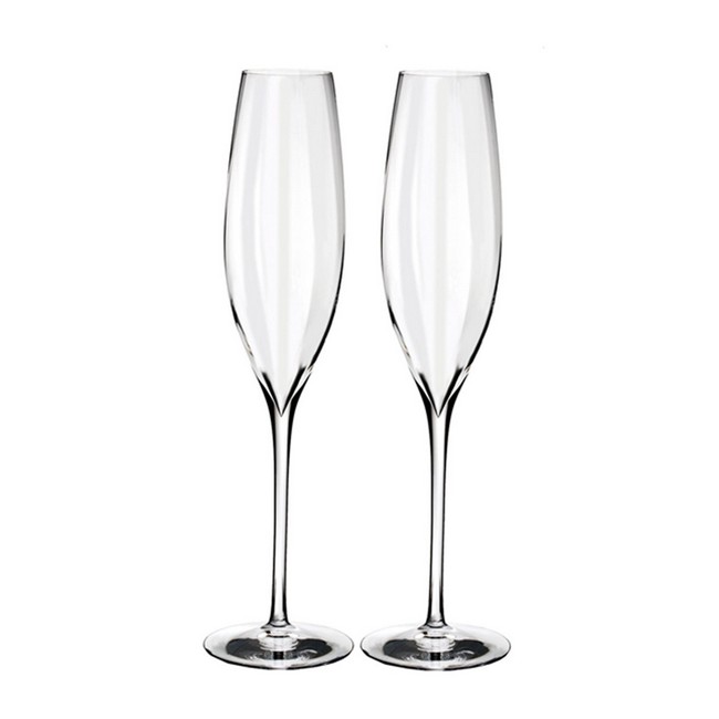 Waterford® Elegance Optic Classic Champagne Flute, Pair